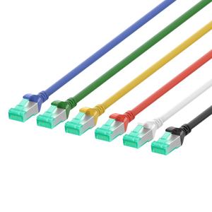 10Gbps 600MHz Snag-less S/FTP LSZH RJ45 <span class=keywords><strong>Cat</strong></span> <span class=keywords><strong>7</strong></span> Cordon de raccordement réseau AWG26/<span class=keywords><strong>7</strong></span> Câble <span class=keywords><strong>Ethernet</strong></span> en cuivre toronné Câbles de communication - Product Image 1