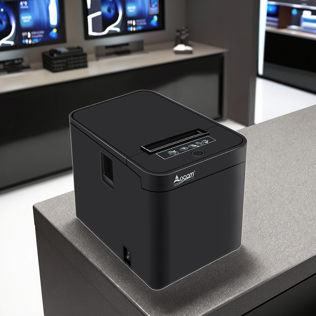 POS 80mm Thermal Receipt Printer High-Speed Printing Stock for Hospitality and Retail