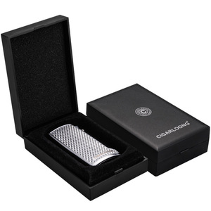 Cigarloong kim loại xì gà Ba Ngọn Đuốc nhẹ hơn Windproof thẳng du lịch xách tay Thuốc lá nhẹ hơn Hộp quà tặng bao bì - Product Image 4