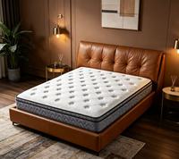 Housse de matelas en latex naturel pour lit King, Queen, double ou simple, compressée sur mesure, pour matelas en mousse à mémoire de forme
