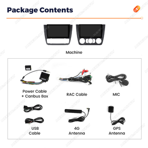 Autoradio Radio GPS Wifi 4-64G Android 13 GPS Multimedia Dashboard Rückfahr kamera <span class=keywords><strong>MP3</strong></span>/MP4 Player für BMW 1er E87 E81 - Product Image 5
