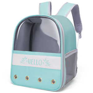 Mochila Transparente para Mascotas, Material Oxford PU, Gran Capacidad para Gatos y Perros, Diseño Plegable - Product Image 3