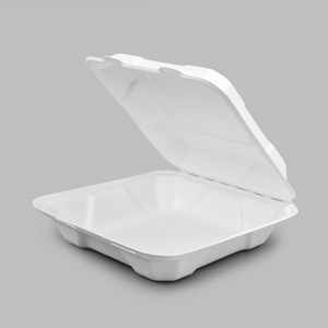 Tùy chỉnh phân hủy sinh học mía bã mía dùng một lần thực phẩm container với nắp compostable Takeaway container cho thức ăn nhanh bao bì - Product Image 5