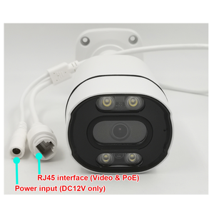 5MP Outdoor POE IP66 Bullet Camera met CMOS-sensor, nachtzicht, ingebouwde sirene & bewegingsdetectie ICsee - Product Image 2