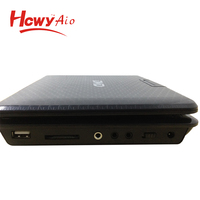 Mini téléviseur portable 7 pouces avec batterie, télécommande, écran pivotant, fonction de jeu, radio FM, pour la maison et la voiture