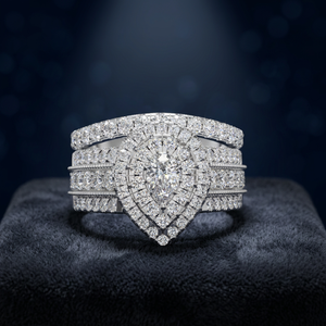 Anillo de Compromiso con Diamante Sintético Cultivado en Laboratorio, Corte Brillante, Color E, Certificado EGL, Plata 925, Lujoso para Bodas y Fiestas - Product Image 1