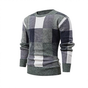 Pull personnalisé pour homme, chaud, anti-rétrécissement, avec logo frontal, tricoté, mode, manches longues, respirant, OEM - Product Image 3