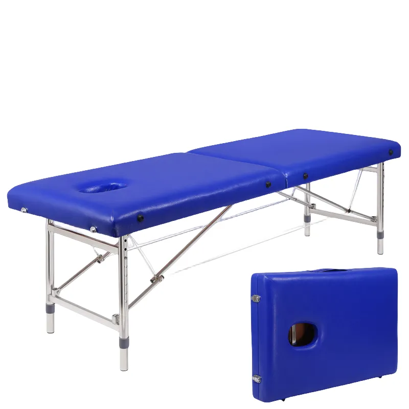Mesa dobrável portátil barata para massagem e tatuagem, cama de massagem de beleza e spa de alta qualidade