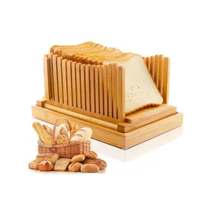 Hoge Kwaliteit Verstelbare Bamboe Hout Opvouwbare Snijplank Brood Snijplank