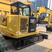 Offre Spéciale – Mini-Excavatrice Hydraulique Caterpillar 5,5 Tonnes d'Occasion Cat 305.5, Importation Originale, Sans Rouille, Inspectée SGS, Prête pour l'Aménagement Paysager