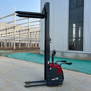 New 1500kg 2000kg Loading Semi Electric <strong>Stacker</strong> <strong>Manual</strong> Hand <strong>Stacker</strong> Reach <strong>Stacker</strong> For Warehouse Use - Product Image 3