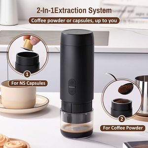 Machine à café expresso portable EU Pack, rechargeable, mini-machine, idéale pour les voyages, la voiture, le bureau et l'extérieur - Product Image 5