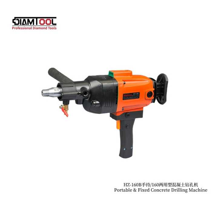 Portable HZ168 Electric Power Diamond Coring Drill Rig Used Concrete