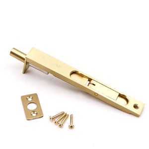 Neueste hochwertige versteckte Kupfer Material Flush Bolt Latch Türschloss Hersteller Security Guard Schieben Sie in Tower Türschloss - Product Image 4