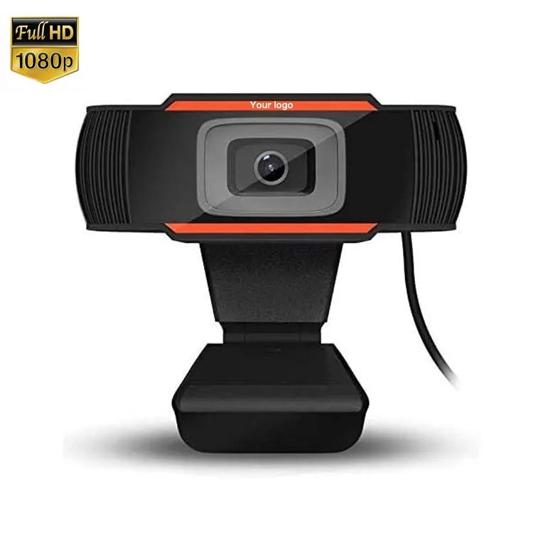 Kamera Web Webcam 1080P, Sudut Lebar Full HD 1080P 60Fps Komputer Kamera Webcam dengan MIC