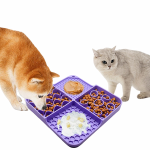 Tapis de nourriture antidérapant tout-en-un pratique à vendre en gros, tapis de sol pour animaux de compagnie, tapis à lécher pour animaux de compagnie - Product Image 2