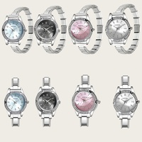 Jam Tangan Modular Berlian Premium Dial Kecil Model Korea dengan Tali Baja Tahan Karat, Grosir, DIY, Impor Terbaru