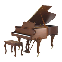 Artdream G-170D Brown Fiberboard Shell Professional 88-key Acoustic Grand Piano Ready Play Needing Adjustments Expertly Crafted