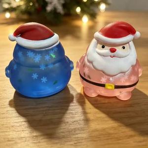 Jouets Squishy de Noël 2026 en gros – Père Noël en Maltose à presser, jouet anti-stress à remontée lente, cadeaux de Noël Squishy - Product Image 5