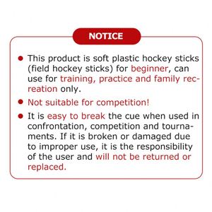 Ensemble de bâtons de hockey sur roulettes d'intérieur pour débutants, idéal pour la récréation familiale, l'entraînement et le jeu sur sol pour joueurs amateurs - Product Image 6