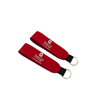 Individuelles Logo Neopren Sublimations-Schlüsselanhänger Schlüsselring-Halter für Werbegeschenke