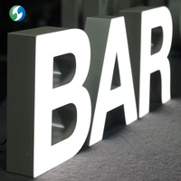 Letrero Luminoso LED de Alta Calidad, Letrero con Logotipo Personalizado de Alto Brillo, Letras Luminosas 3D LED para Exteriores