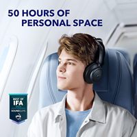 سماعات رأس أصلية بأرخص سعر بخاصية إلغاء الضجيج ومزودة بخاصية التكيف Soundcore Anker Space Q45