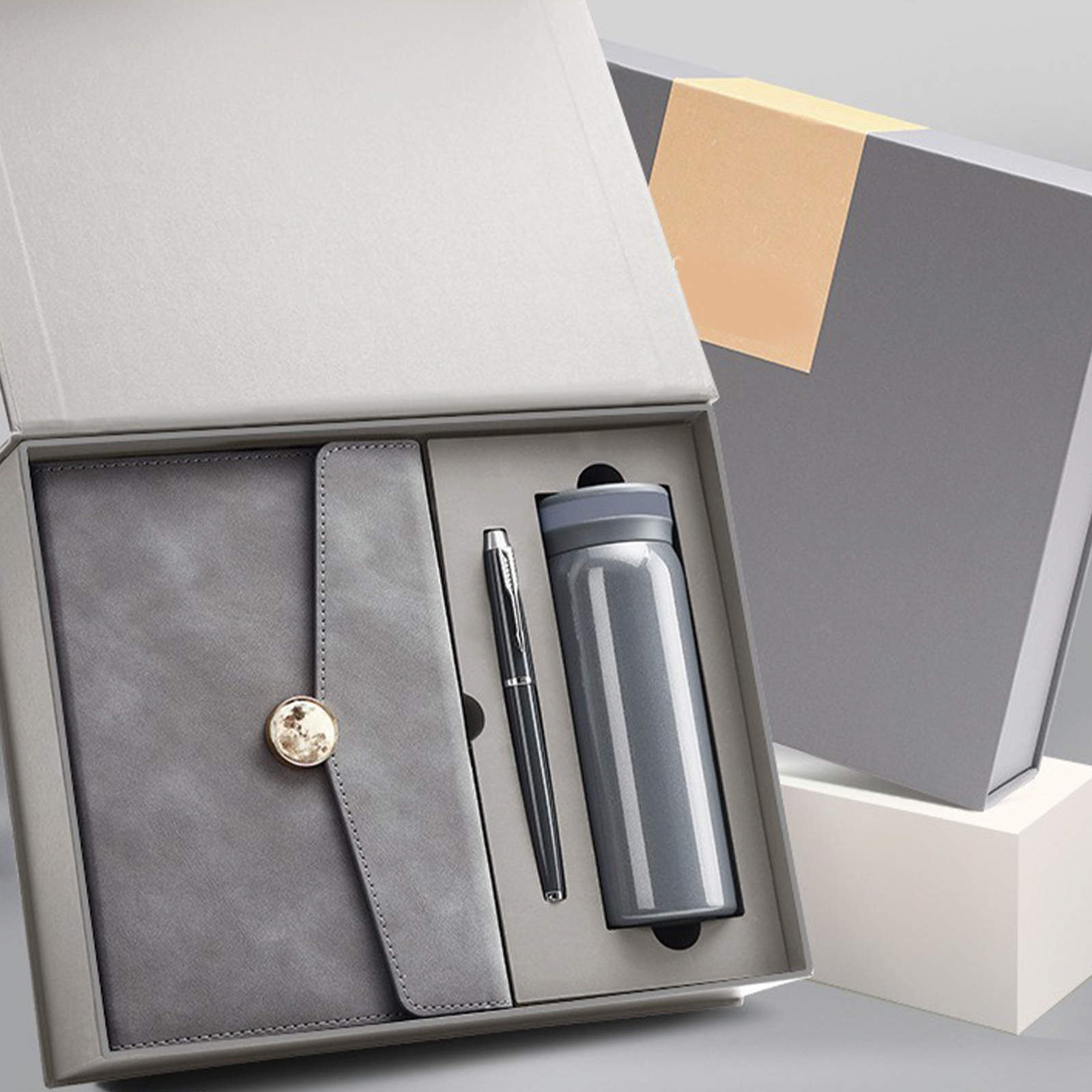 Notebook+pen+Insulated cup