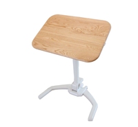 Bureau debout pneumatique intelligent Ada, table pliante avec plateau inclinable et roulettes verrouillables
