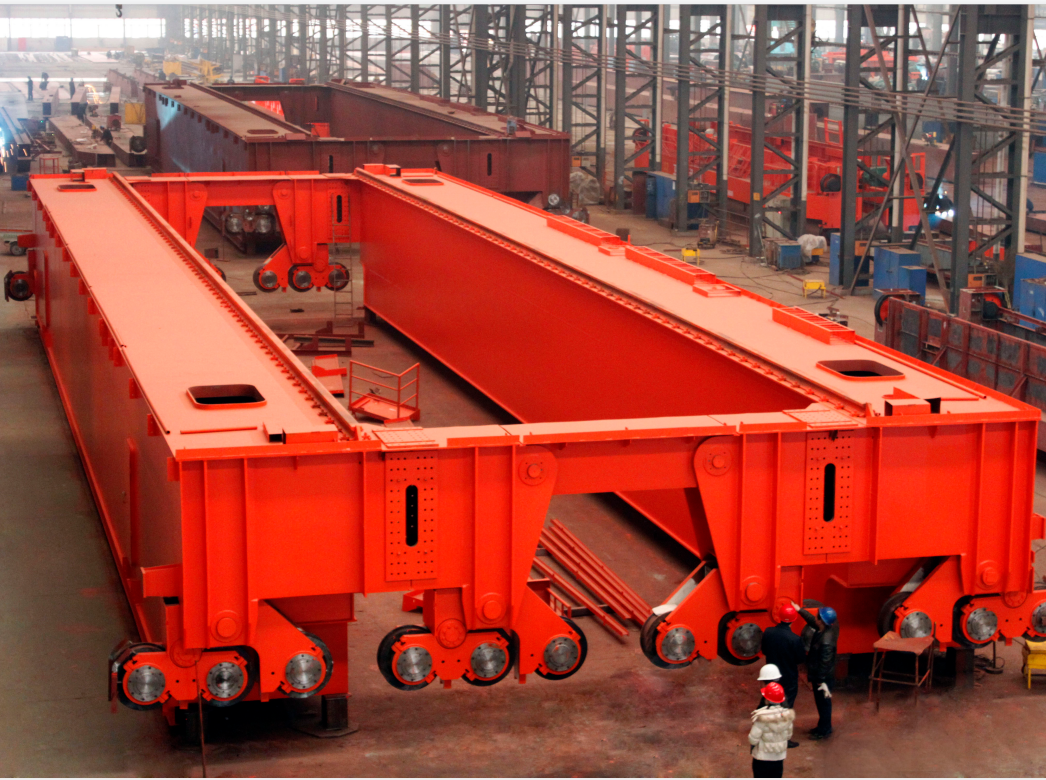 20 / 5T A6 QY Double Girder Overhead Crane Travelling Insulation Bridge