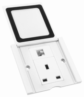 Prises de sol en acier inoxydable à clapet, vente directe usine, boîtier de prise de courant universel de haute qualité avec port USB