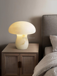 Hôtel moderne Villa Flexible Chambre à coucher Salon Restaurant Décoratif Marbre Pierre Champignon Albâtre Table Lamo - Product Image 6