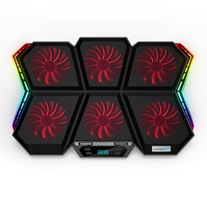 Refroidisseur d'ordinateur <span class=keywords><strong>portable</strong></span> pour jeux vidéo, best-seller, éclairage RVB, <span class=keywords><strong>17</strong></span> <span class=keywords><strong>pouces</strong></span>, pour ordinateur <span class=keywords><strong>portable</strong></span>, <span class=keywords><strong>tablette</strong></span>, <span class=keywords><strong>PC</strong></span> - Product Image 4
