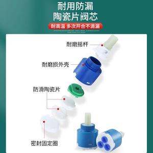 ก๊อกผสมทองแดงขนาด 4 นิ้ว สำหรับเชื่อมต่อสายฝักบัว พร้อมแกนเซรามิก - Product Image 5