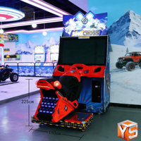 Machine d'arcade ZDYS Coin Pusher, jeu de conduite 3D à monnayeur pour supermarché, personnalisable