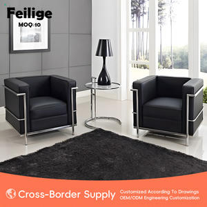 Sedie da ufficio ergonomiche e moderne, divano pigro, soggiorno, divano in pelle, Set di mobili, fonte diretta - Product Image 2