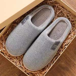 Baumwolle Hausschuhe weibliches Winter haus dicken Boden Wintermonate Innen haus Paar Sommer Frau Hausschuhe Baumwolle - Product Image 6