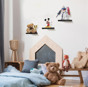 Étagère murale flottante carrée moderne en acier inoxydable avec support d'installation <span class=keywords><strong>invisible</strong></span> pour la décoration du salon - Product Image 3