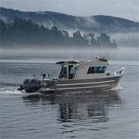 Bateau de pêche en eau salée haute performance Kinocean, bateau de pêche en cabine de 27 pieds
