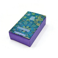 Insert Flap Book Style Eco-friendly Biodegradable Plastic Tray Auto-lock Bottom Paperboard Cosmetic Box with Matt Lamination