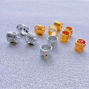 ลูกปัดโลหะผสมทองเงินสไตล์จีนแบบกลวง สำหรับทำสร้อยข้อมือ DIY อุปกรณ์ตกแต่งเครื่องประดับ ฤดูใบไม้ผลิ 2024 ผลิตที่เมืองอี้หวู่ - Product Image 1