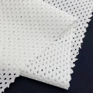 Vải Lưới Thể Thao Thoáng Khí Màu Trắng Dệt Kim Polyamit Co Giãn 4 Chiều Chất Lượng Cao Cho Đồ Lót Quần Đùi - Product Image 5