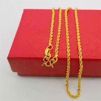 Bijoux en laiton plaqué or 24K, cuivre dubaï, serpent, chaîne torsadée, collier en or pour femmes