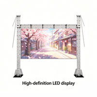 P3.91 HD Kiralık LED Ekran 500*1000mm, Sahne Sergi Etkinlikleri için İç ve Dış Mekan LED Video Duvar Sistem Paketi