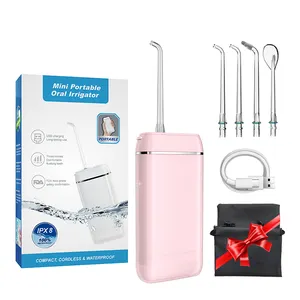 New Portable Mini White Smart Travel Pocket Water Pick Teeth Cleaner Dental Care Oral Irrigators Water Flosserer