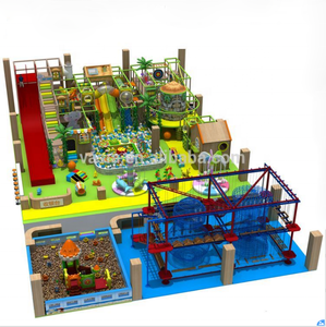 Aire de jeux intérieure série parc d'attractions pour enfants, équipement commercial, série jungle, pour centres commerciaux - Product Image 1
