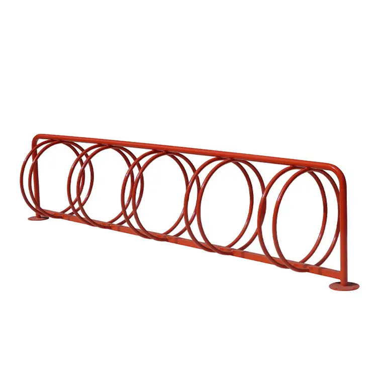 hot sale outdoor road steel compact vertical cool bike storage rack stationary cycle stand bike stand