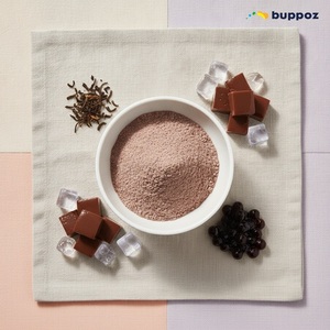 Poudre de thé au lait et de pudding au cacao, sac de 1 kg, Halal, HACCP, pour les magasins de thé au lait et de bubble tea, marque privée - Product Image 5