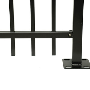 Panneau de clôture tubulaire en aluminium de 10 pieds, écologique, durable, pour jardin, sécurité, assemblage facile, modèle extérieur I-12 - Product Image 4