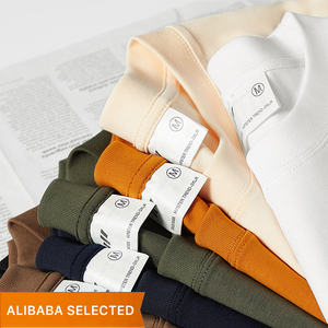 T-shirts pour hommes en coton 100% tricoté, surdimensionnés, taille plus, impression personnalisée MT2548, 240 grammes - Product Image 1
